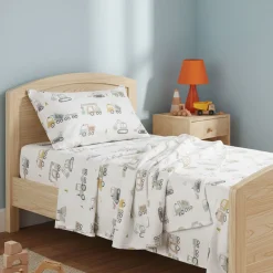 Twin Sheet Set - trucks