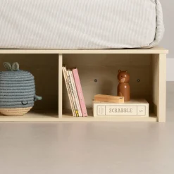 Twin Storage Bed with Baskets - Avilla Bleached Oak