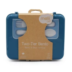 Two Tier Bento - Dark Blue