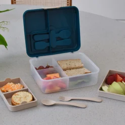 Two Tier Bento - Dark Blue