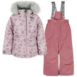 Two-Piece Snowsuit Flowers 2-6 years