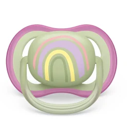 Ultra Air Pacifier 0-6m Lilac Sun/Green Rainbow 2-pack