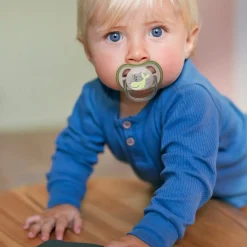 Ultra Air Pacifier 6-18m Orange Turtle / Green Whale 2-pack