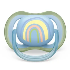 Ultra Air Pacifier 0-6m Smiling Sun / Blue Rainbow 2-pack