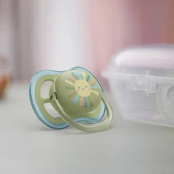 Ultra Air Pacifier 0-6m Smiling Sun / Blue Rainbow 2-pack