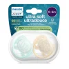 Ultra Soft Pacifier 0-6m Bird/ Snail (2)
