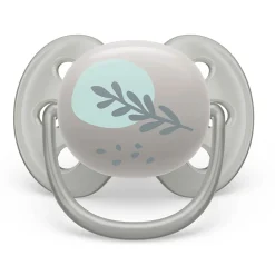 Ultra Soft Pacifier 6-18m Blue Dove / Silver Leaf 2-pack