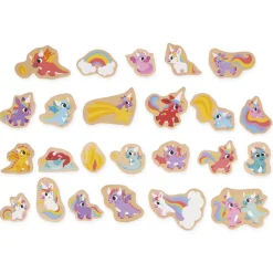 Unicorn & Dragon Magnets 24 Pieces