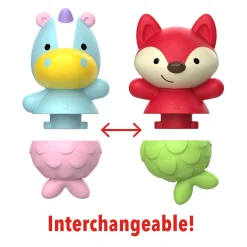 Unicorn and Fox Toys Bath