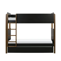 Universal Twin Storage Trundle Bed - Black