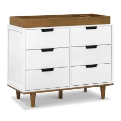 Universal Wide Removable Changing Tray - Walnut