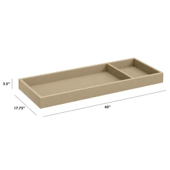 Universal Wide Removable Changing Tray - Washed Pine