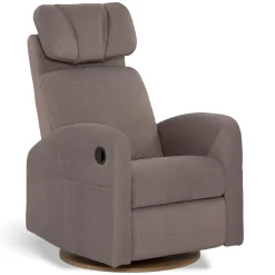 Upholstered Rocking Armchair Swivel, Glider, Recliner Hailey - Arlo Beige