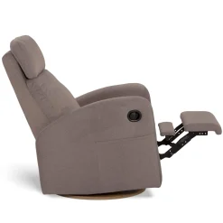 Upholstered Rocking Armchair Swivel, Glider, Recliner Hailey - Arlo Beige