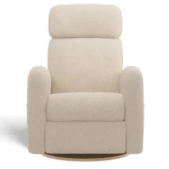 Upholstered Rocking Armchair Swivel, Glider, Recliner Hailey - Beyond Sheep Cream