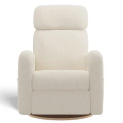 Upholstered Rocking Armchair Swivel, Glider, Recliner Hailey - Henequen Stain-resistant fabric