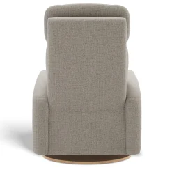Upholstered Rocking Armchair Swivel, Glider, Recliner Hailey - Breather Driftwood