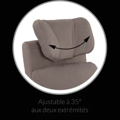 Upholstered Rocking Armchair Swivel, Glider, Recliner Hailey - Arlo Beige Motorized Electric