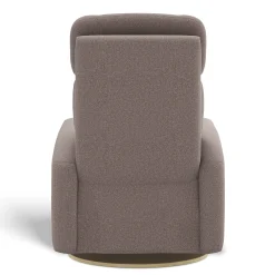 Upholstered Rocking Armchair Swivel, Glider, Recliner Hailey - Arlo Beige Motorized Electric