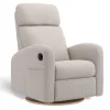 Upholstered Rocking Armchair Swivel, Glider, Recliner Hailey - Arlo Pearl