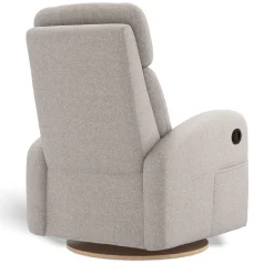 Upholstered Rocking Armchair Swivel, Glider, Recliner Hailey - Arlo Pearl