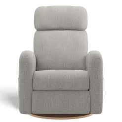 Upholstered Rocking Armchair Swivel, Glider, Recliner Hailey - Nubia Silver