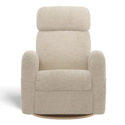 Upholstered Rocking Armchair Swivel, Glider, Recliner Hailey - Puppy Sand
