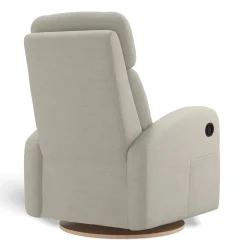 Upholstered Rocking Armchair Swivel, Glider, Recliner Hailey - Como Sand