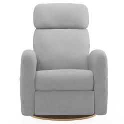 Upholstered Rocking Armchair Swivel, Glider, Recliner Hailey - Como Dove Grey Motorized Electric
