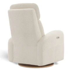 Upholstered Rocking Armchair Swivel, Glider, Recliner Hailey - Puppy Pearl Motorized Electric