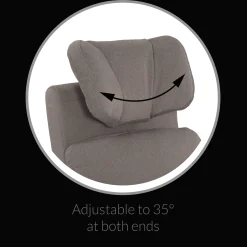 Upholstered Rocking Armchair Swivel, Glider, Recliner Hailey - Puppy Pearl Motorized Electric