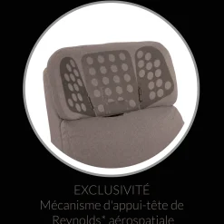 Upholstered Rocking Armchair Swivel, Glider, Recliner Hailey - Puppy Pearl Motorized Electric