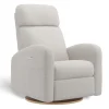 Upholstered Rocking Armchair Swivel, Glider, Recliner Hailey - Alta™ 10 Stain-resistant fabric -Motorized Electric