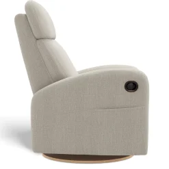Upholstered Rocking Armchair Swivel, Glider, Recliner Hailey - Nubia Ivory