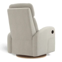 Upholstered Rocking Armchair Swivel, Glider, Recliner Hailey - Nubia Ivory