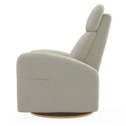 Upholstered Rocking Armchair Swivel, Glider, Recliner Hailey - Como Sand Motorized Electric