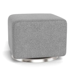 Vera Ottoman - Pepper Grey / Steel