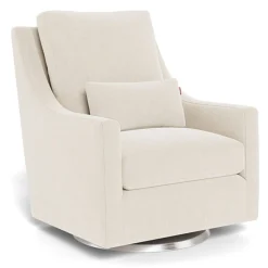 Vera Rocking and Swivel Chair - Dune / Steel