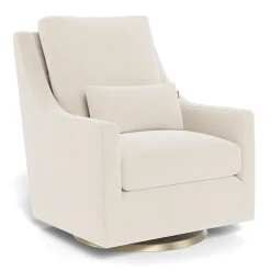 Vera Rocking and Swivel Chair - Dune / Gold