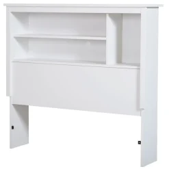 Vito Twin Bookcase Headboard - Pure White
