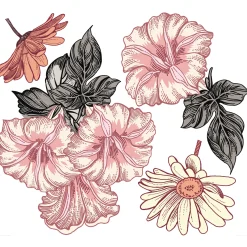 Wall Decals - Flowers