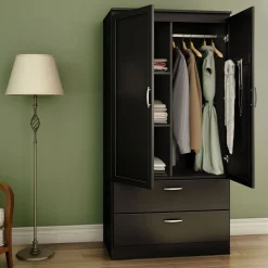 Wardrobe Armoire - Acapella Pure Black