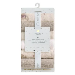 Washcloths (12)-teddy Pink