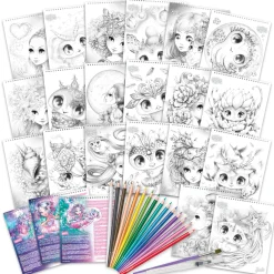 Watercoloring Book Set