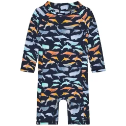 Whale Aop Swimsuit 9-18m