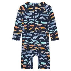 Whale Aop Swimsuit 9-18m