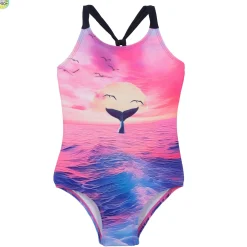 Whale Swimsuit 2-14y