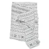 White Mudcloth Swaddle