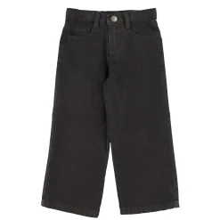 Wide Leg Black Denim 2-8y
