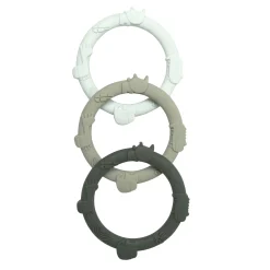 Wild Teething Ring Set - Sage/Green